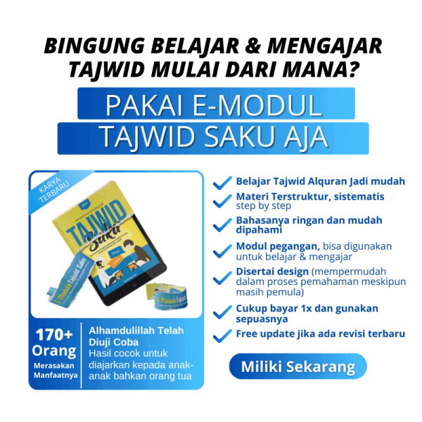 E Book Tajwid Saku "Modul Mahir Tajwid Dasar"
